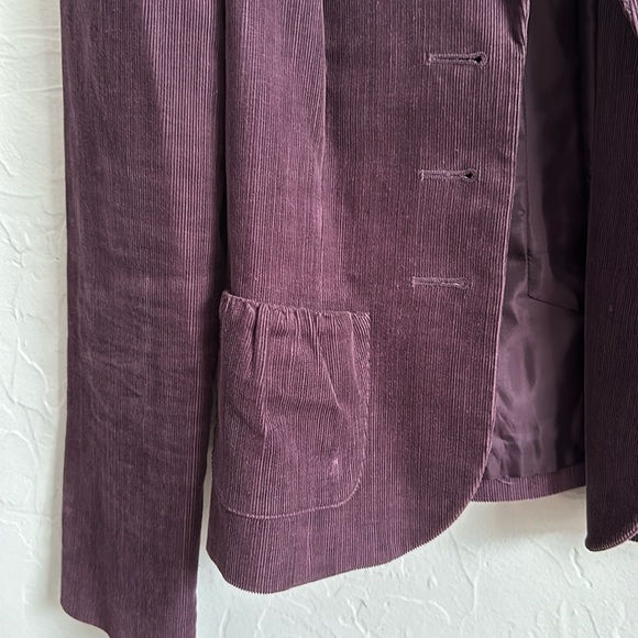 Halogen purple corduroy blazer, size small. - Picture 3 of 7